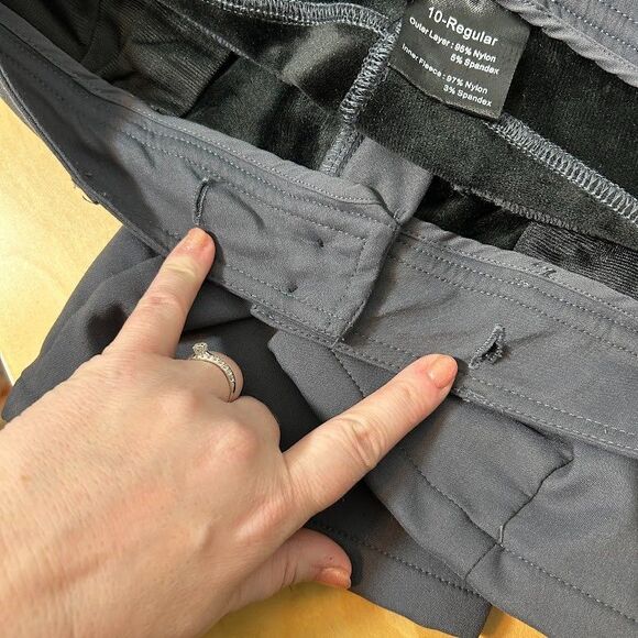 Ketchi Women's Sitka Lined Work Pants 10 Vented Hiking Climbing Outdoor Gray - Picture 9 of 10